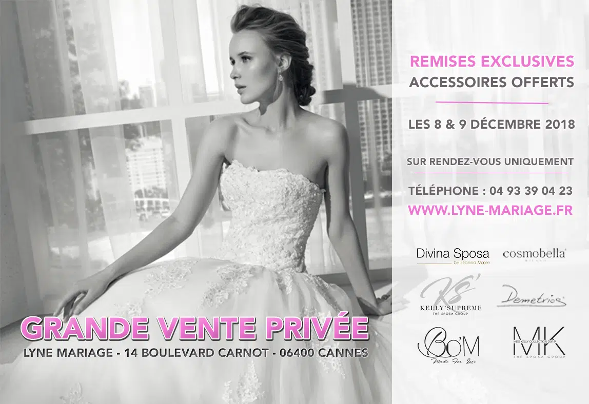 Grande Vente Privée Robes de mariée