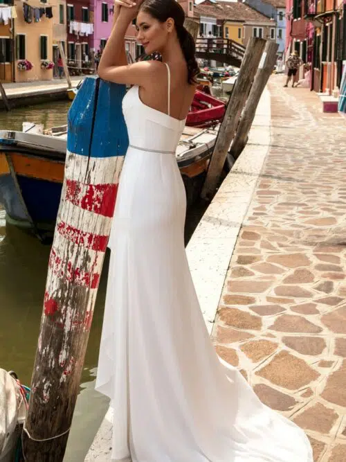 Robe de cocktail Ecru