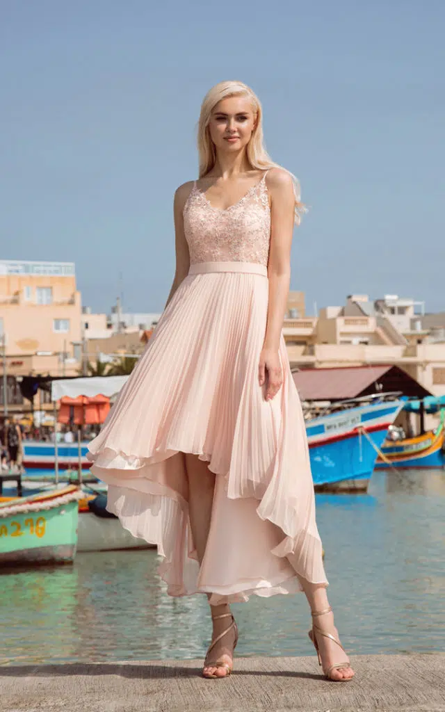 Robe de cocktail Rose