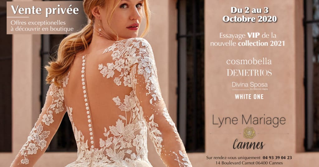 Vente privée robe de mariée discount