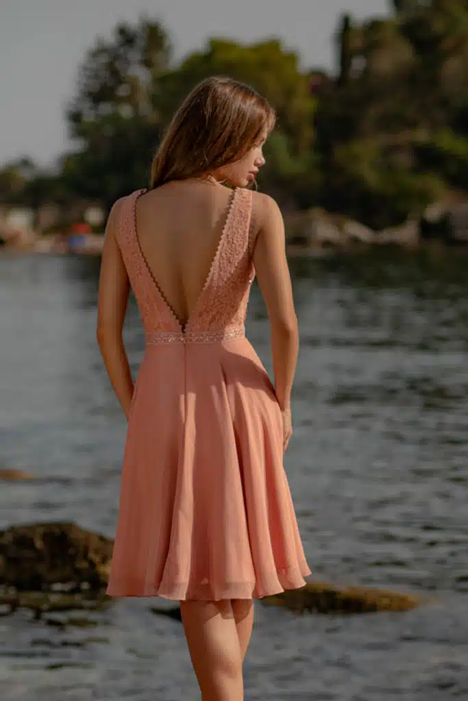 Robes corail mariage hotsell