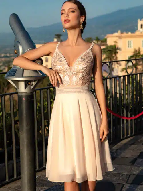 Robe cocktail top occasion