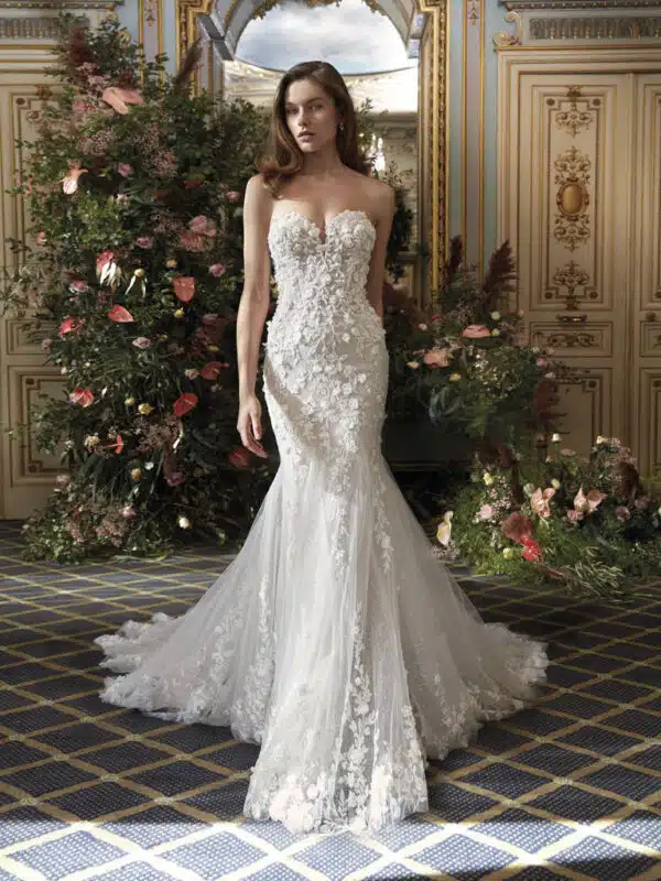 robe de mariee demetrios platinium 494 3