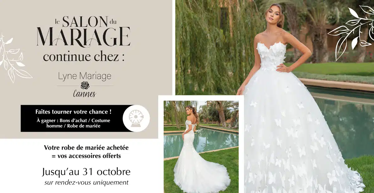 Le Salon du Mariage continue chez Lyne Mariage !