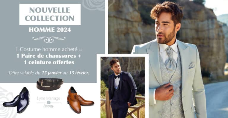 lyne mariage offre nouvelle collection costumes homme 2024