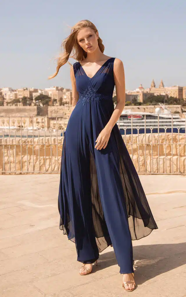 robe de cocktail lyne mariage cbi015 marine 1