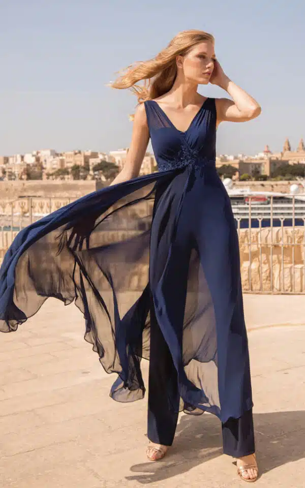 robe de cocktail lyne mariage cbi015 marine 2