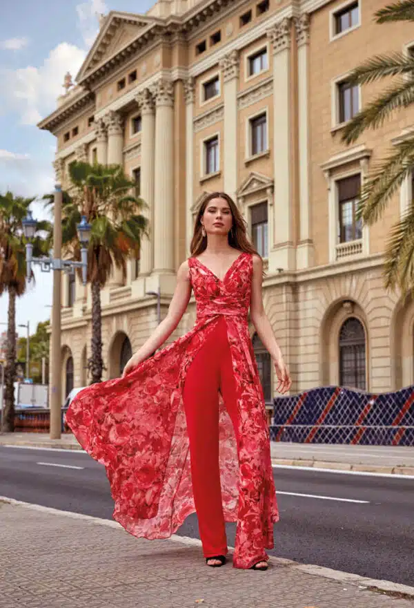 robe de cocktail lyne mariage cbi022 rouge 1