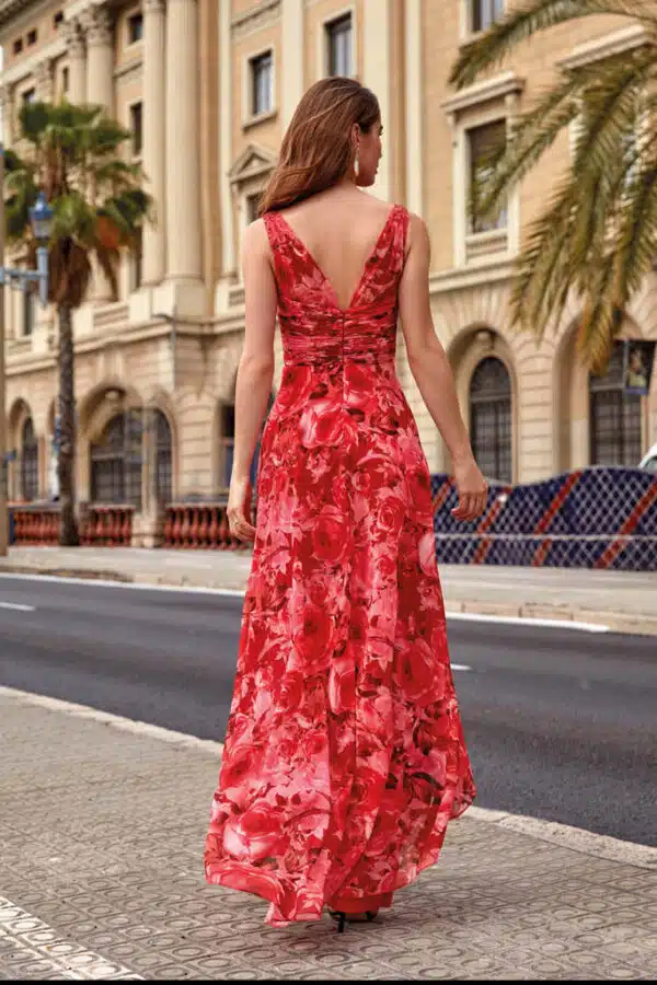 robe de cocktail lyne mariage cbi022 rouge 2