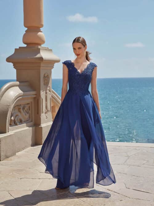 robe de cocktail lyne mariage cbi027 marine 1