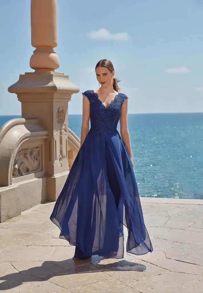 robe de cocktail lyne mariage cbi027 marine 1