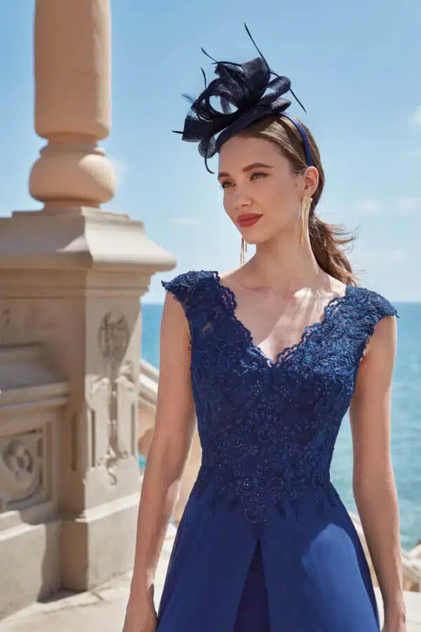 robe de cocktail lyne mariage cbi027 marine 2