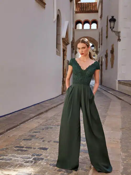robe de cocktail lyne mariage cbi032 emeraude 1