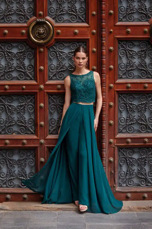 robe de cocktail lyne mariage en003 emeraude 1