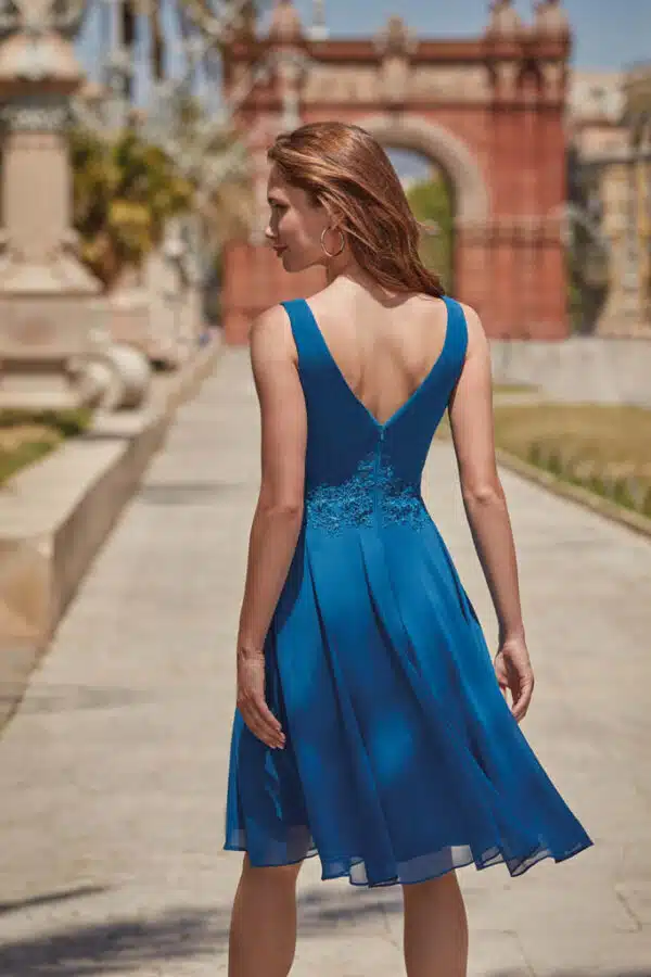 robe de cocktail lyne mariage r141c indigo 2
