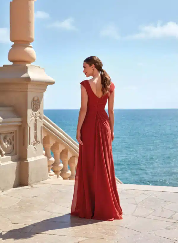 robe de cocktail lyne mariage r174l terracotta 2