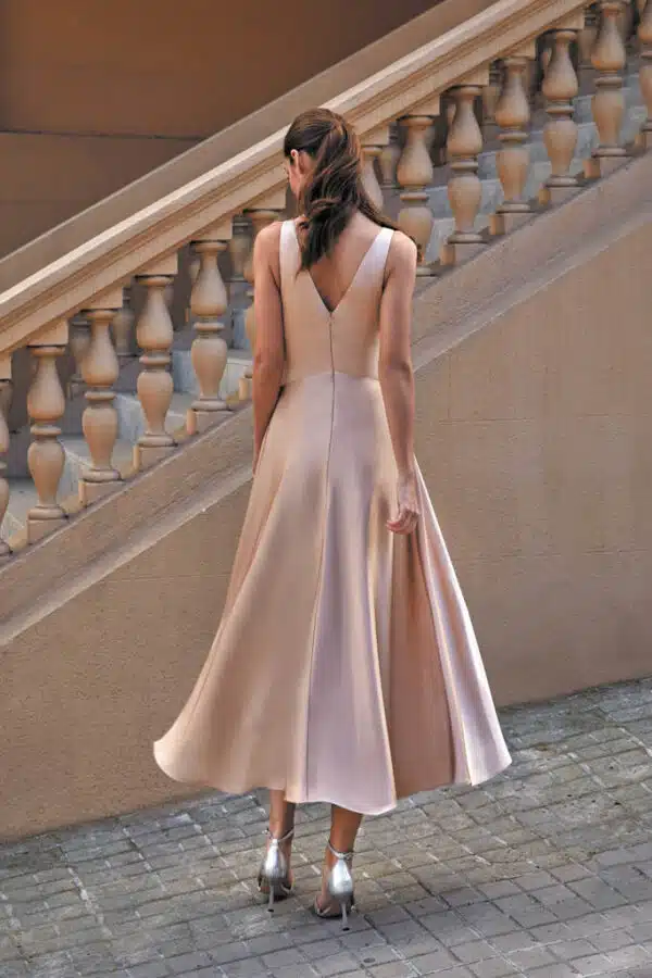 robe de cocktail lyne mariage r187c champagne 2