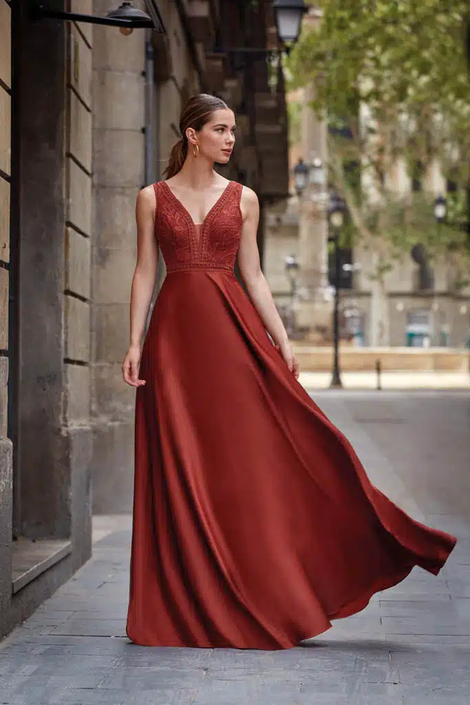 robe de cocktail lyne mariage ro599l terracotta 1