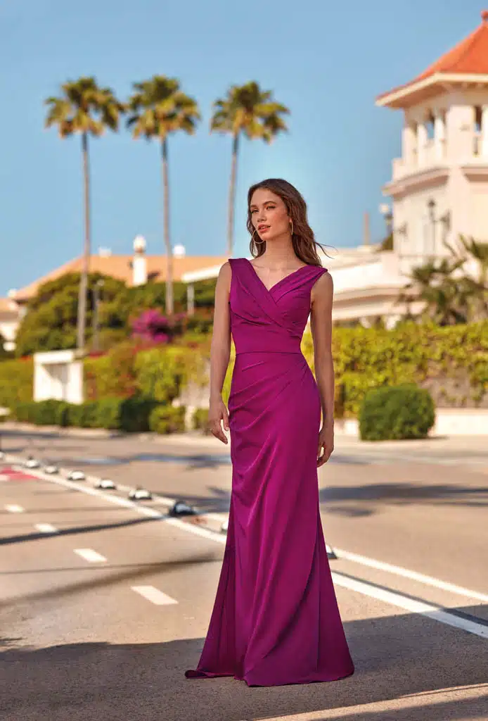 robe de cocktail lyne mariage ro613l pourpre 1