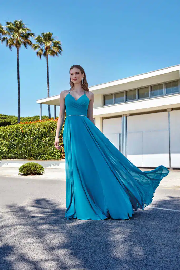 robe de cocktail lyne mariage ro619l turquoise 1