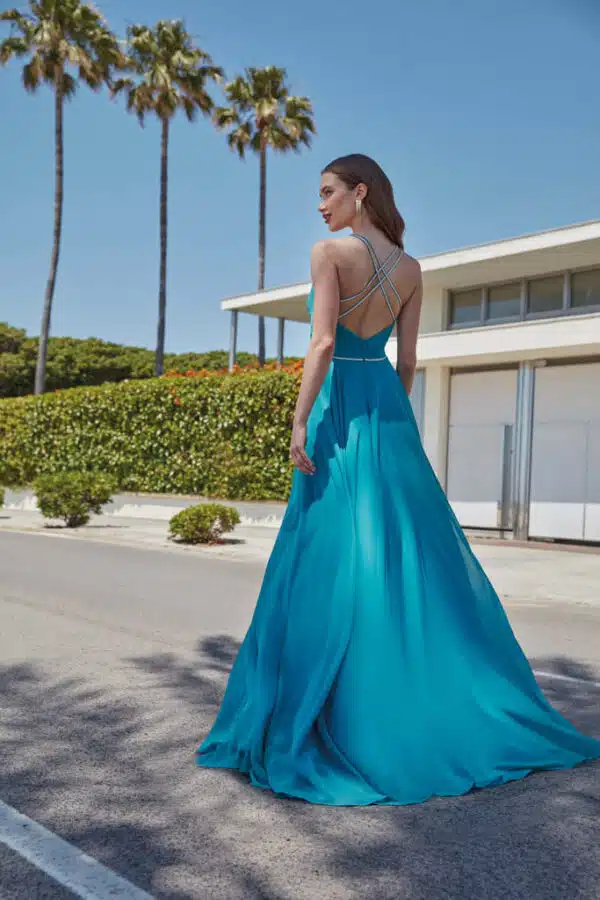 robe de cocktail lyne mariage ro619l turquoise 2