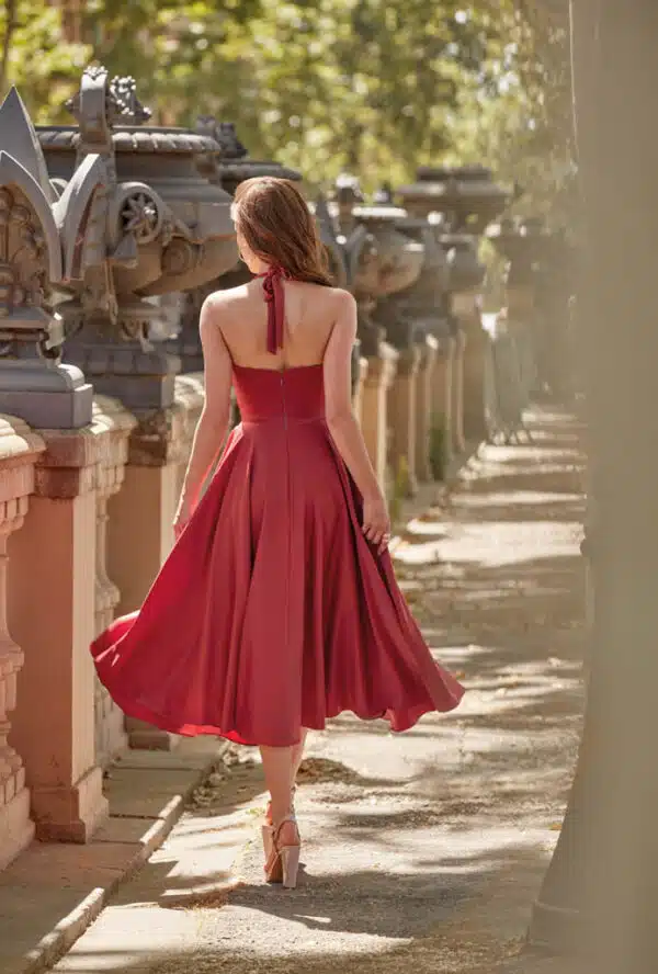 robe de cocktail lyne mariage ro671s corail 2