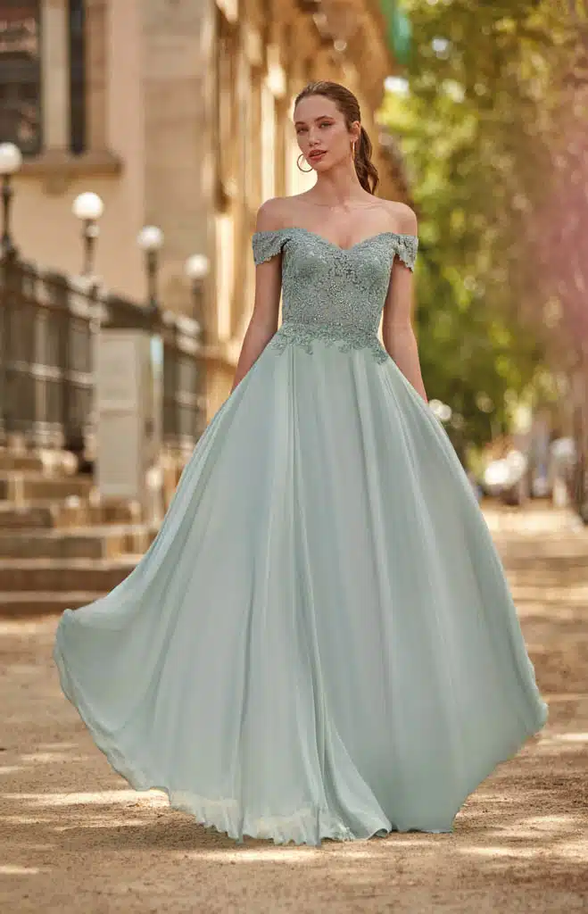 robe de cocktail lyne mariage rp093 celadon 1