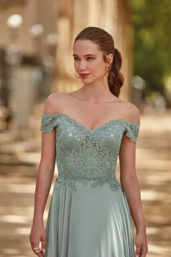 robe de cocktail lyne mariage rp093 celadon 2