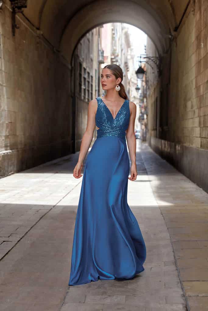 robe de cocktail lyne mariage rp107 indigo 1