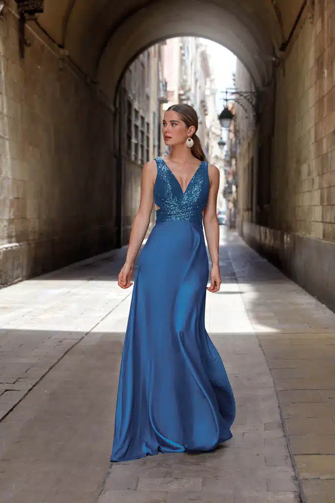 robe de cocktail lyne mariage rp107 indigo 1