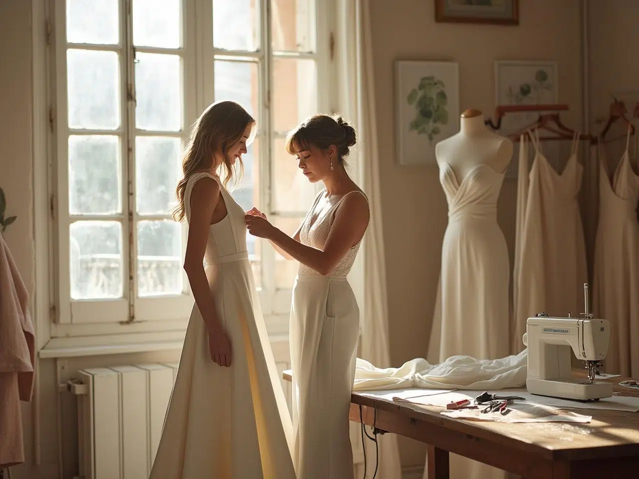 Photo delais-retouches-robe-mariee