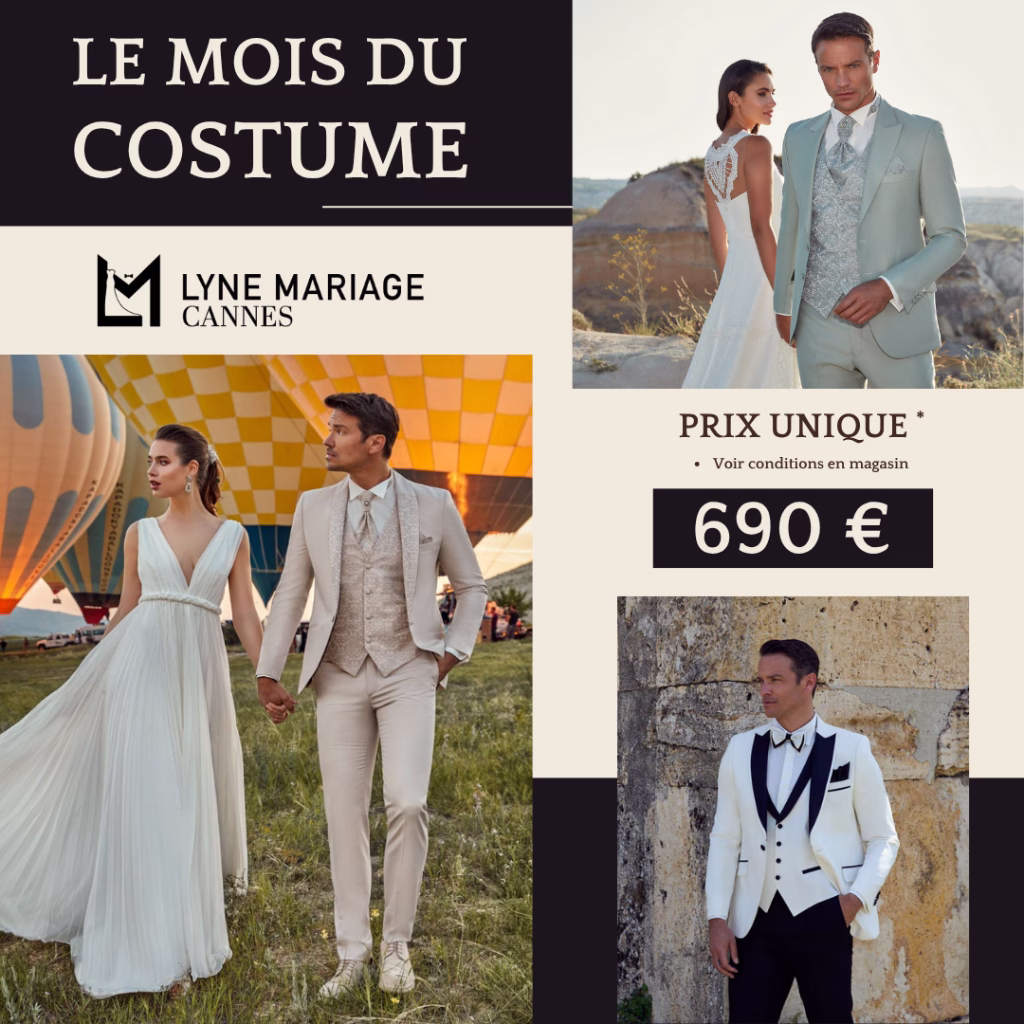 lyne mariage mois du costume mai 2026