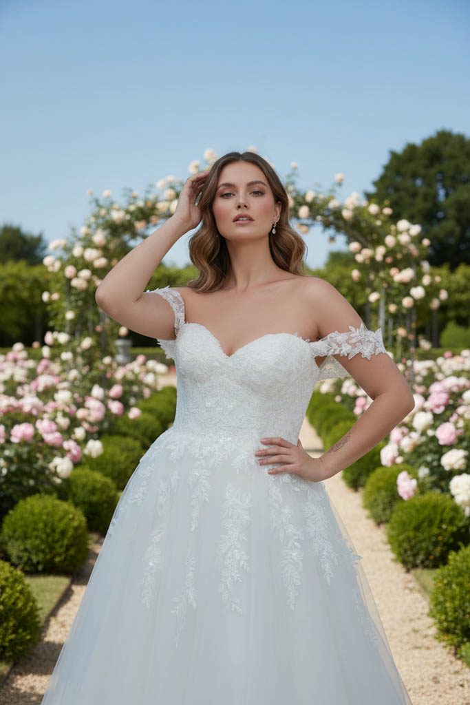 robe de mariee curvy 27cur04 3 Robe de mariée CURVY 27CUR04 - vue 3
