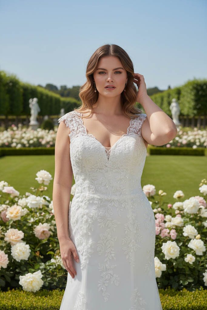robe de mariee curvy 27cur05 3 Robe de mariée CURVY 27CUR05 - vue 3