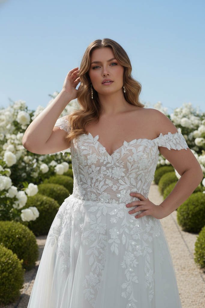 robe de mariee curvy 27cur06 3 Robe de mariée CURVY 27CUR06 - vue 3