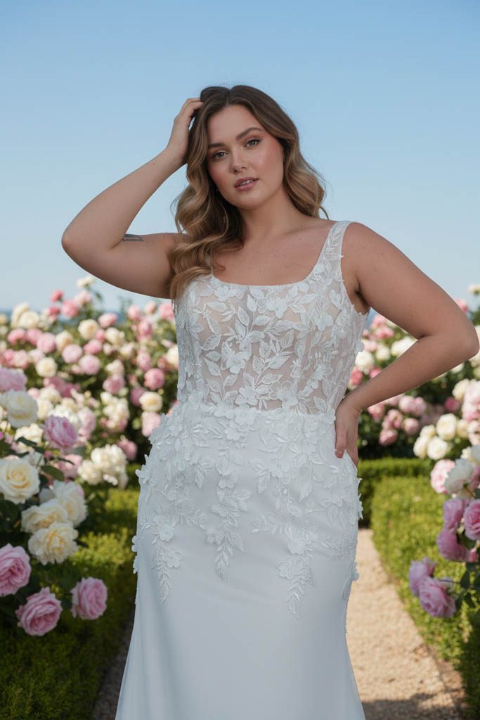 robe de mariee curvy 27cur07 3 Robe de mariée CURVY 27CUR07 - vue 3