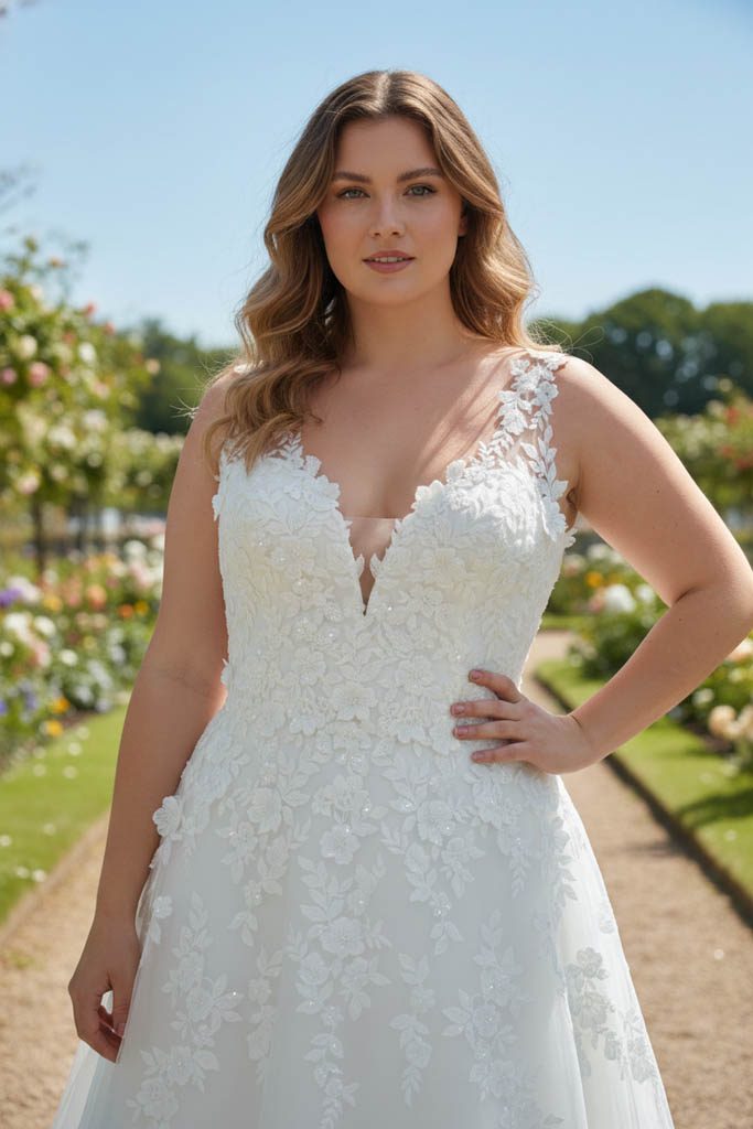 robe de mariee curvy 27cur08 3 Robe de mariée CURVY 27CUR08 - vue 3