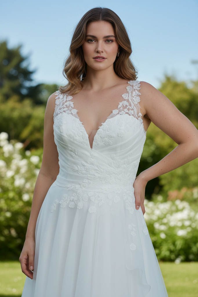 robe de mariee curvy 27cur15 3 Robe de mariée CURVY 27CUR15 - vue 3