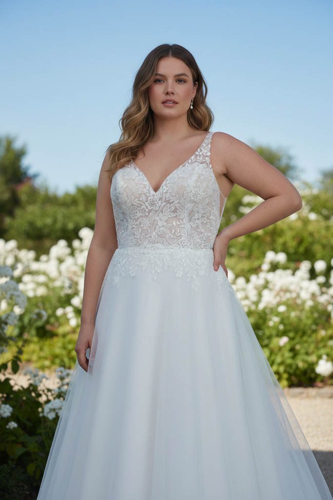 robe de mariee curvy 27cur16 3 Robe de mariée CURVY 27CUR16 - vue 3