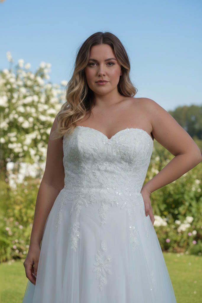 robe de mariee curvy 27cur18 3 Robe de mariée CURVY 27CUR18 - vue 3