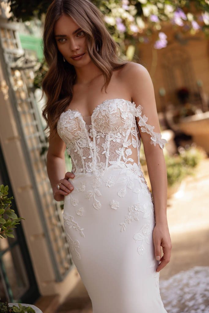 robe de mariee lyne mariage bellamarie 1 Robe de mariée LYNE MARIAGE BELLAMARIE - vue 1