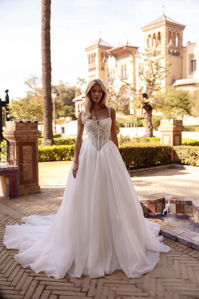 robe de mariee lyne mariage dittemarie 1 Robe de mariée LYNE MARIAGE DITTEMARIE - vue 1